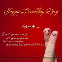 Wishing happy friendship day