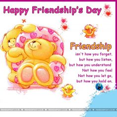 frinds ship day