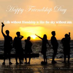 Happy friend day card