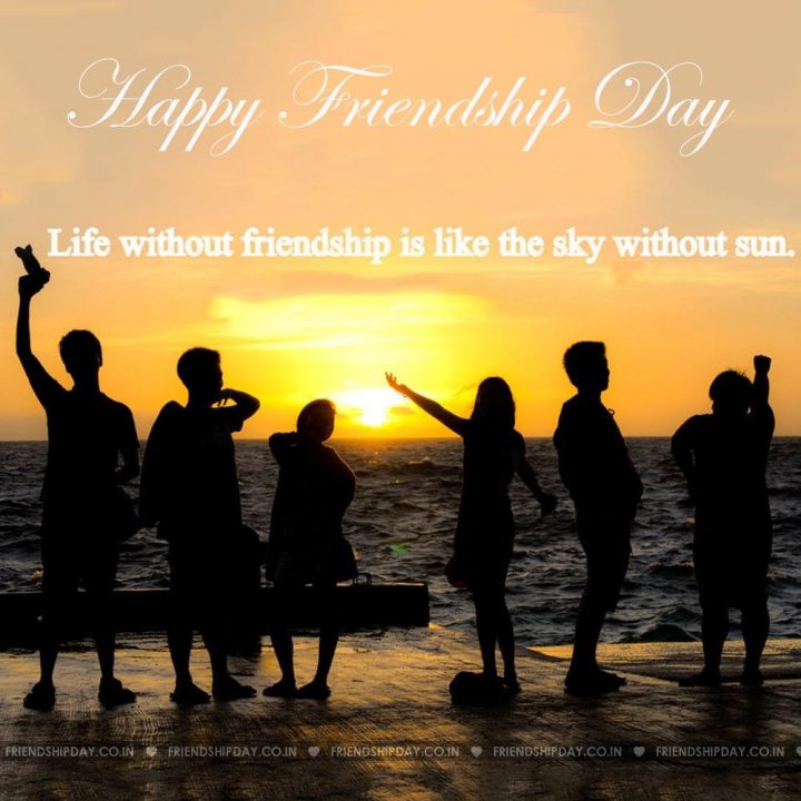 Happy friend day card