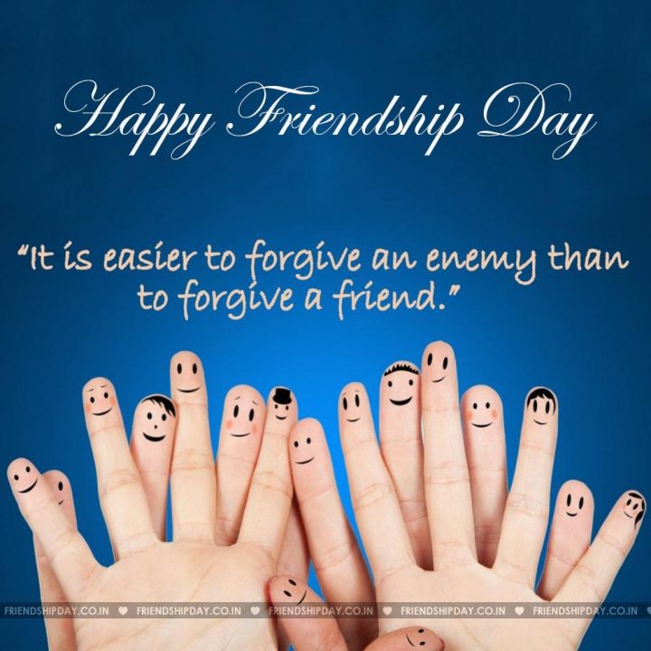 Which date is friendship day